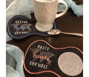 Stickserie ITH - Mug Rugs Basics 2